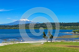 Volcano Villarica in Patagonia, Chile, The Ring of Fire